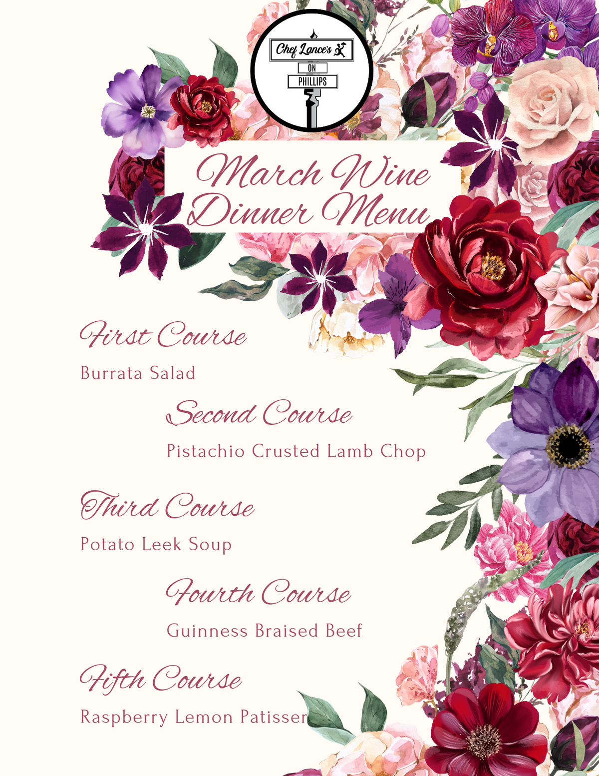 March Wine Dinner Event Tickets