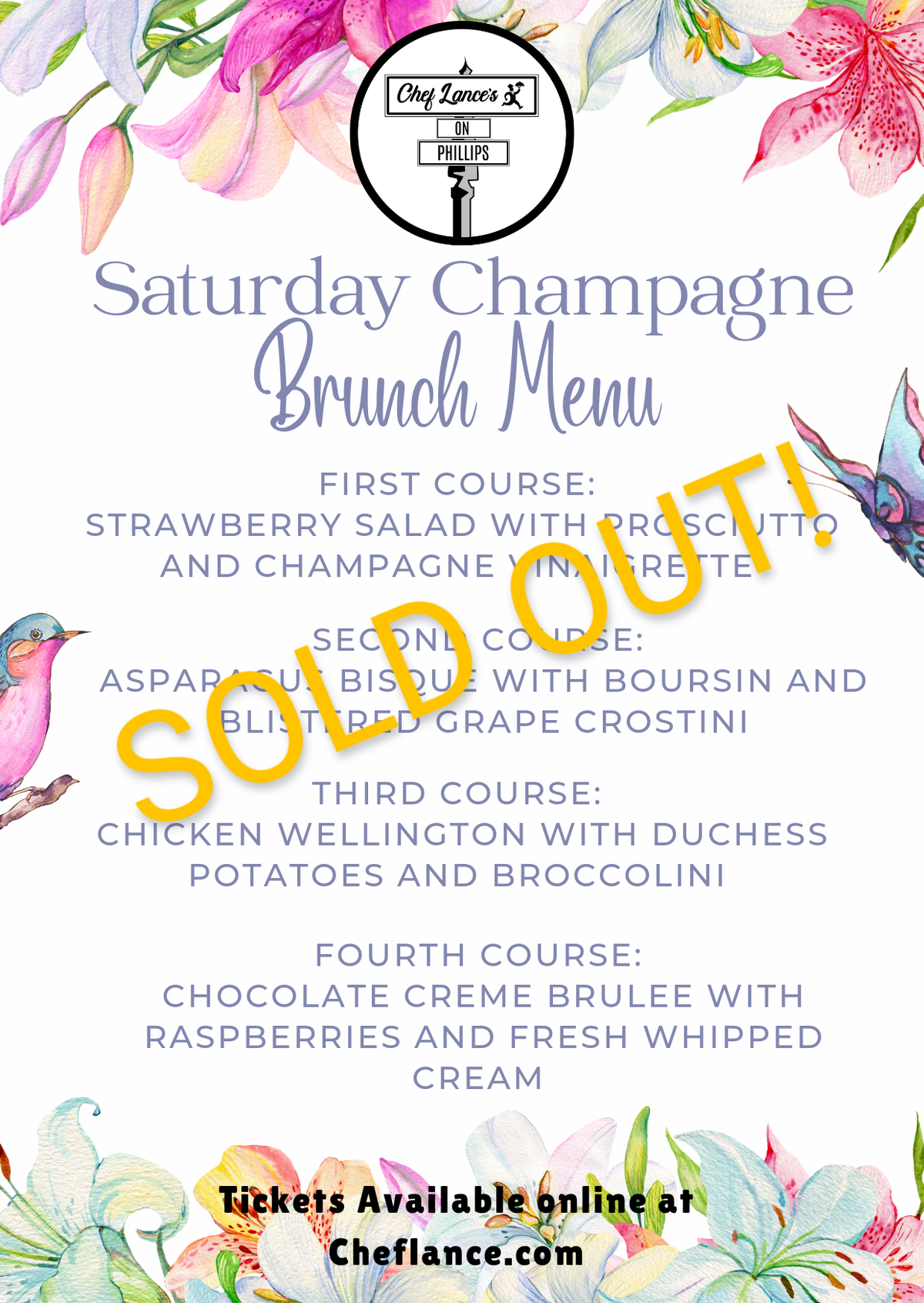May Champagne Brunch Event Tickets