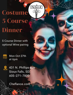 Oct 27th: 5 Course Costume Dinner Event Tickets